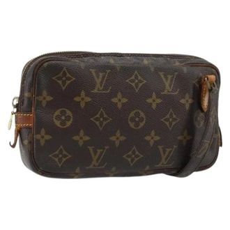 Louis Vuitton Pre-owned Cross Body Bags, female, Brown, Size: ONE SIZE Pre-owned Monogram Canvas Shoulder Bag
