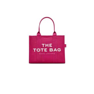 Marc Jacobs Canvas Large Tote Bag - female - Marc Jacobs - Shopping Bags - Pink - ONE SIZE - Bags