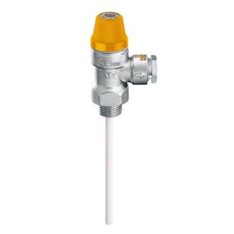 Caleffi V&aacute;lvula De Seguridad Combinada Para Temperatura Y Presi&oacute;n Caleffi 3094-3095 1/2 - 10 - &Oslash; 15