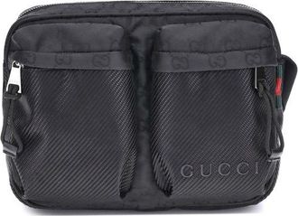 Gucci Zwarte Polyester Schoudertas