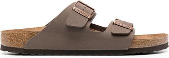 Birkenstock Women Arizona Birko-Flor Nubuck Size: 40, colour: MOCCA