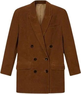 Isabel Marant Mujer, Chaquetas, Marr&oacute;n, Talla: L