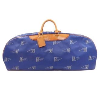 Louis Vuitton Vintage, unisex, Blauw, ONE Size, Pre-owned Weekendtas
