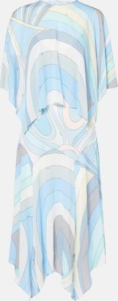 Pucci Iride draped jersey muslin midi dress