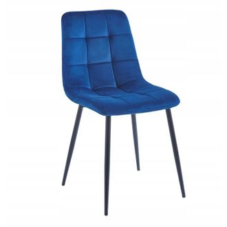 OEM Silla Tapizada De Terciopelo Azul Para Sala De Estar/oficina Furnitex
