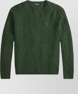 Polo Ralph Lauren cable-knit wool and cashmere crewneck jumper