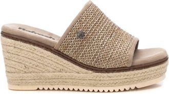 Xti Womens Wedge Sandals In Taupe