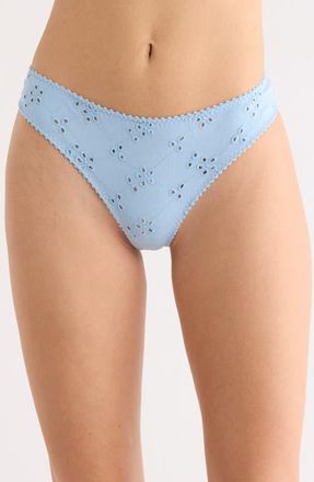 Free People Homegrown Thong in Clear Sky at Nordstrom, Size X-Small