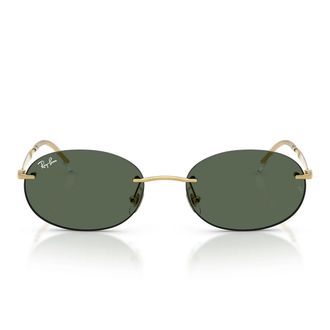 Ray-Ban Sunglasses Rb3767 001/71 Gold Edge/Dark Green Unisex