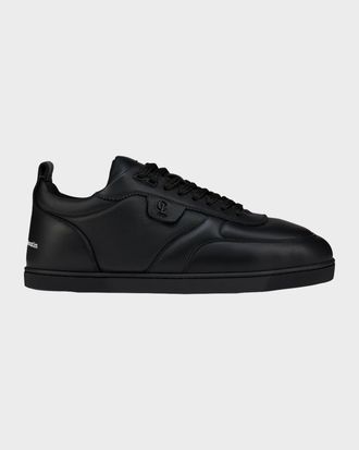 Christian Louboutin Men & apos;s Sk Vi Flat Calf Leather Low-Top Sneakers