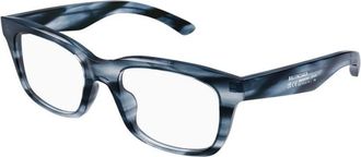 Balenciaga Vierkant Optisch Montuur - Heren - Brillen - Blauw - 54 MM - Accessoires
