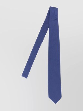 Pal Zileri textured fabric silk tie with traditional shape