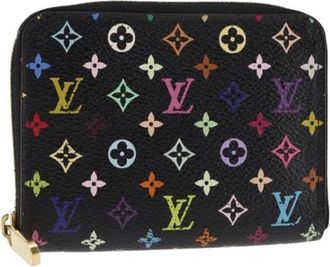 Louis Vuitton Pre-owned Wallets, female, Multicolor, Size: ONE SIZE Pre-owned Vintage Canvas Wallet