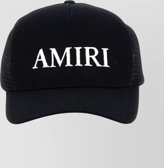 Amiri cotton logo trucker cap