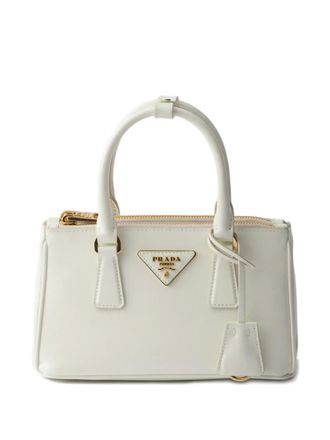 Prada Galleria leren shopper - Wit
