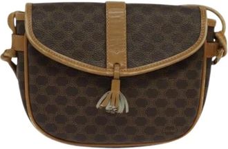 Celine Borsa a spalla vintage macadam Pre-owned - - Pre-owned - Donna - Marrone - ONE SIZE