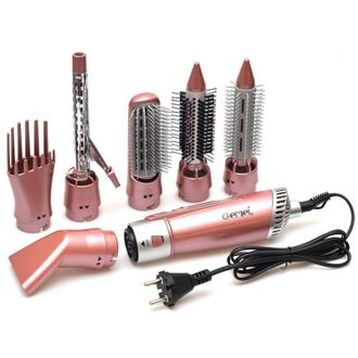 Trade Shop Trade Shop Traesio - MaxTech - Spazzola Ad Aria 7in1 2200w Ricci Lisci Elettrico Phon Asciugacapelli Aria Gm-4831