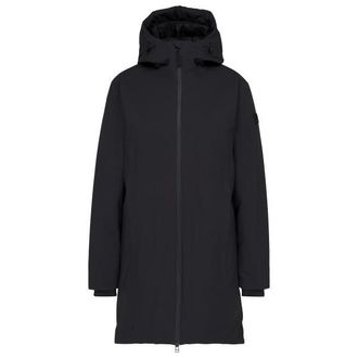 Stoic MountainWool MMXX. Uppsala Coat Mantel f&uuml;r Damen | schwarz