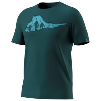 Dynafit Graphic Co T-Shirt T-Shirt f&uuml;r Herren | blau