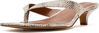 Steve Madden Tracie Womens Sandals Natural Snake : 8.5 M, Suede