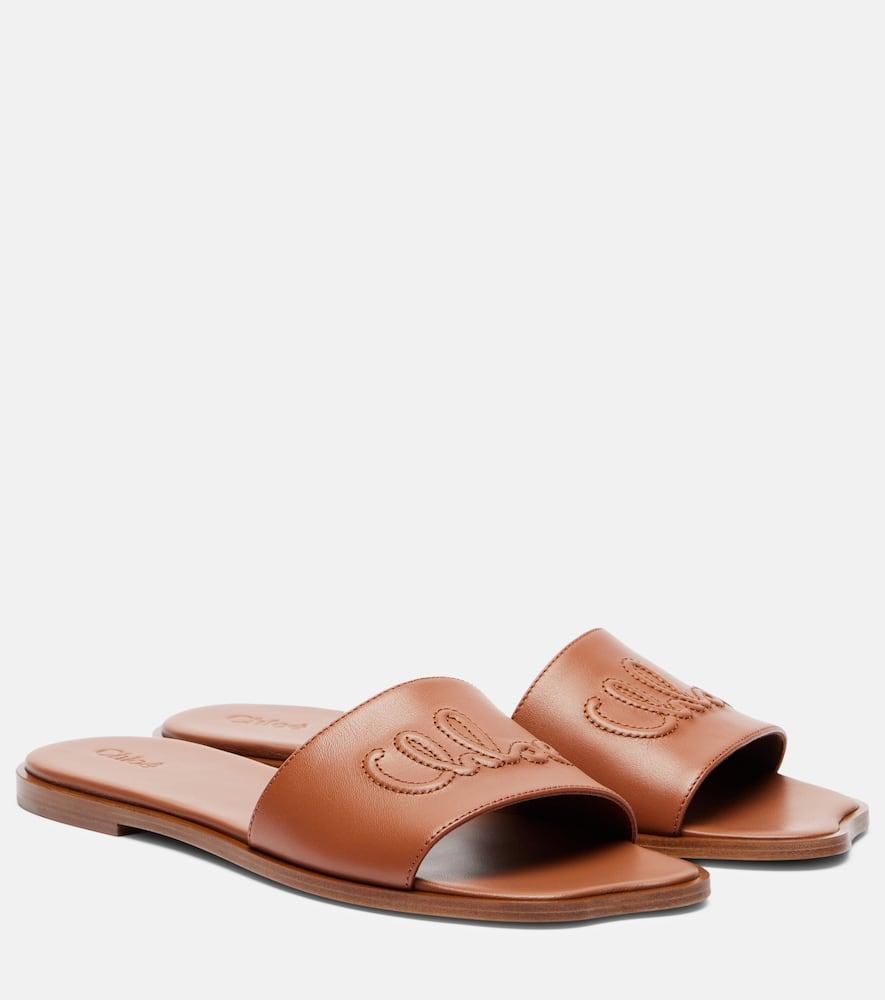 サンダル・ミュール SEE BY CHLOE Women Sandals SB32031A052 Silver CHLOÉ Buckled leather sandals | NET-A-PORTER
