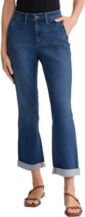 Jones New York Lexington Girlfriend Straight Leg Jeans in Phoenix Wash at Nordstrom, Size 12