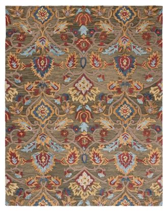 Safavieh Alfombra lana verde/multicoloree 244 x 305 cm