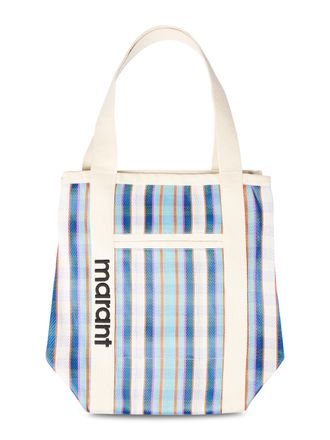 Isabel Marant Structured Tote Bag with Bold Graphic Elements