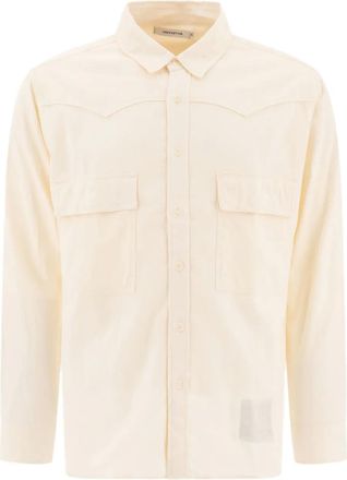 Nonnative Camicia in seta e cotone con bottoni - Toni neutri
