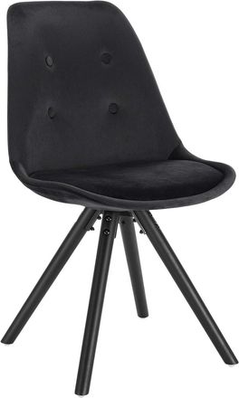 Woltu Woltu Set Sedie Per Tavolo Da Pranzo Cucina Bar Riunioni O Ufficio Nero