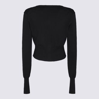 Vivienne Westwood Wool-and-Silk Cropped Cardigan - Black