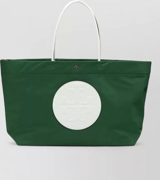 Tory Burch tote bag top handles contrast design