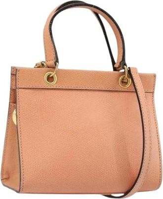 Celine Pre-owned Vintage Hand Bag - Dames - Vintage Handtas - Oranje - ONE Size - Leer - Vintage