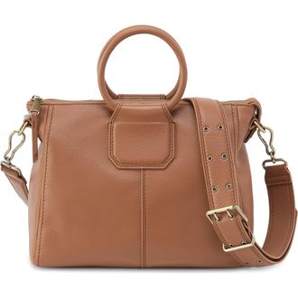 Hobo Medium Sheila Leather Satchel in Brown Sugar at Nordstrom