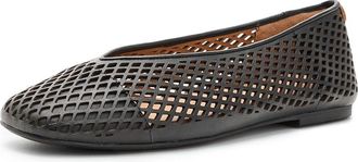 Gentle Souls Willow Perf Womens Dress Flat Shoes Black Leather : 6.5 M