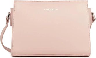 Lancaster Cross Body Bags, female, Pink, Size: ONE SIZE Sac trotteur Zipp&eacute;e S Smooth