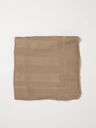 Elisabetta Franchi Viscose Blend Scarf with Jacquard Logo