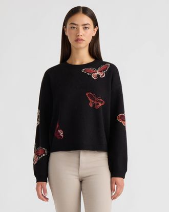 NVLT Womens Butterfly Sweater