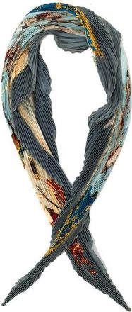 Herm&egrave;s Pre-owned Hermes Real Escuela Andaluza del Arte Ecuestre Pleated Silk Scarf Ladies PAYY256II8TXGZPF