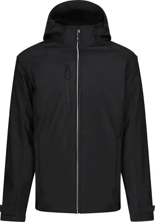 Regatta Erasmus 4 In 1 Soft Shell Jacket in Black at Nordstrom, Size Xxx-Large