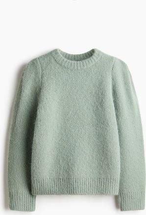 H&M Pullover in Jacquardstrick - Green