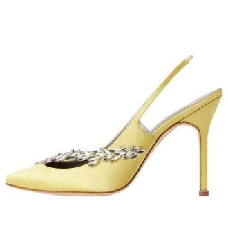 Balenciaga Manolo Blahnik Slingback Lime A0024NW1WM83285