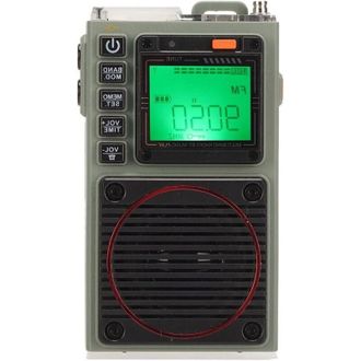 OEM Radio Port&aacute;til Est&eacute;reo Fm/am De Banda Completa Y Onda Media/corta Con Bajos Profundos, Alarma Sos, Bluetooth, Lectura De Mapas, Vhf/am/sw/wb Estilo Re