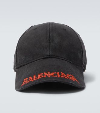 Balenciaga Logo cotton baseball cap