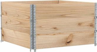 vidaXL Garden Planter 100x100 cm Solid Wood Pine vidaXL