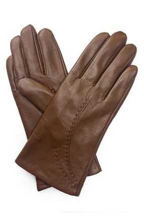 MARCUS ADLER Leather Gloves in Brown at Nordstrom Rack, Size X-Large