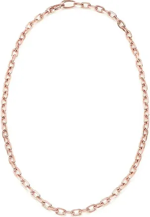 Monica Vinader Alta Capture Mini Link Necklace in Rose Gold at Nordstrom