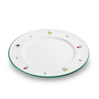 Gmundner Keramik Gmundner Keramik - Plato Llano Gourmet Con Flores Esparcidas (&oslash; 27cm)