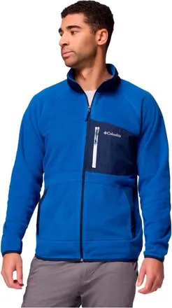 Columbia Fitness, Heren, Blauw, XL, Polyester, Fast Trek Overlay Fleece Jas