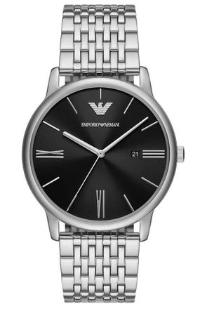 Emporio Armani Minimalist Mens Silver Watch AR11600 Stainless Steel (archived) - One Size